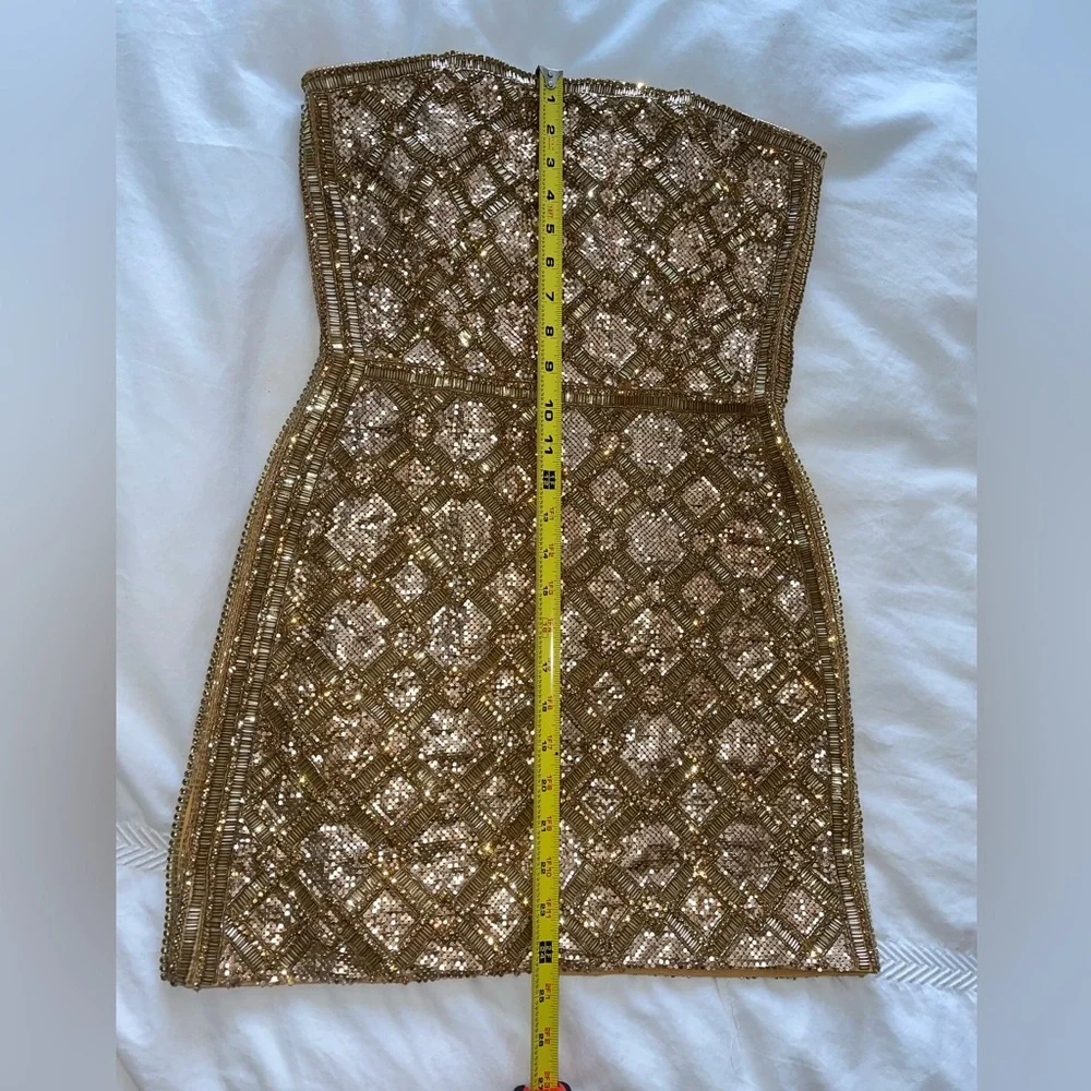 Retrofete HEATHER SEQUIN CHAINMAIL DRESS - size small - Picture 16 of 17